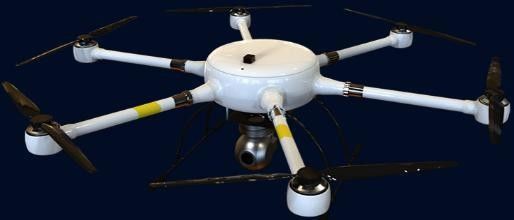 résistance multi de pluie légère d'UAV Long120 de rotor de 120min Max Load 8kg six bourdons d'axe