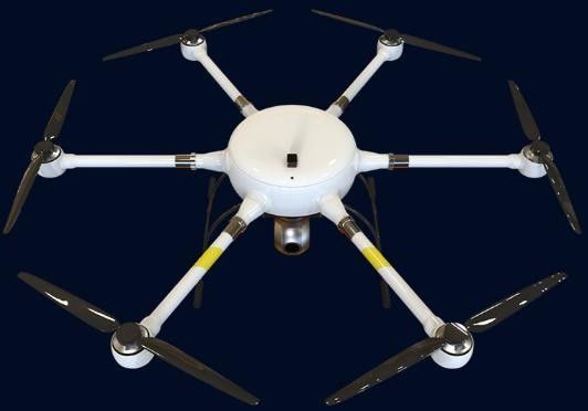 résistance multi de pluie légère d'UAV Long120 de rotor de 120min Max Load 8kg six bourdons d'axe