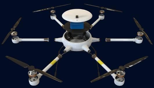 résistance multi de pluie légère d'UAV Long120 de rotor de 120min Max Load 8kg six bourdons d'axe