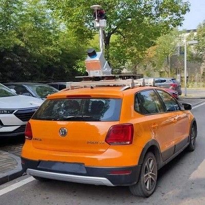 La détection de route a intégré la chaîne mobile HiScan-C du système 150/300/600m de radar à laser