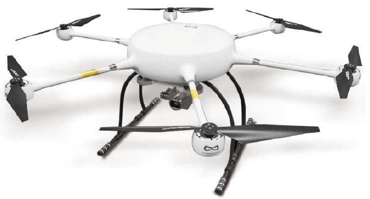 résistance multi de pluie légère d'UAV Long120 de rotor de 120min Max Load 8kg six bourdons d'axe