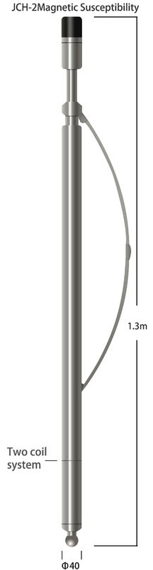 Susceptibilité magnétique de notation d'outil de bobine de 10-10000×10-4 SI deux avec 5% F.S Resolution
