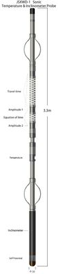 capteur de 125-555μS/M Sonic Temperture Inclinometer Probe With Pt100