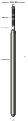Résistivité 0~250℃ géothermique et Inclinometry de 1~2500ΩM avec le capteur de résistance de platine